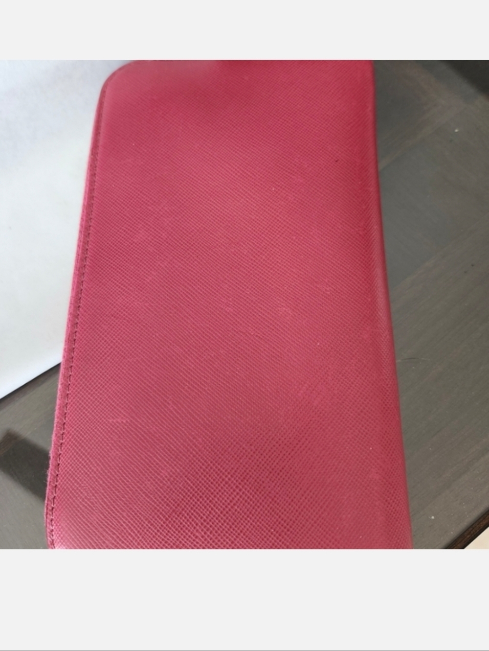Prada Zip-Around Wallet in Rose - Picture 3 of 5
